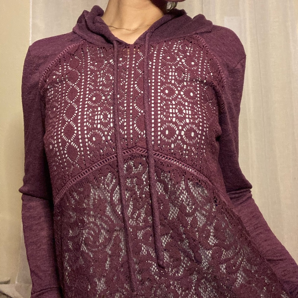 Lacey long sleeve hoodie